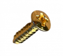 Skruv plektrumskydd till Fender, Japan 20st Guld