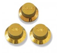 Strat Knob Set USA Gold