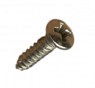 Skruv plektrumskydd till Fender, USA 15 st 3x13 Nickel