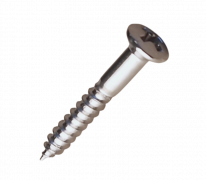 Skruv Stallmontering 3.5X25 5 st Nickel