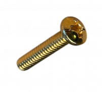 Single Coil Pickup Screw (Bag Of 8 ) Gold