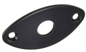 Jackplatt oval football Svart