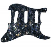 Plektrumskydd Strata USA Black Abalone SSS 3L