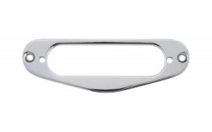 Strat PU mounting ring chrome