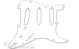 Plektrumskydd Strata USA 59-63 vitt