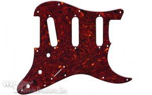 Plektrumskydd Strata Voodoo USA 11-h�ls Tortoise SSS 4L