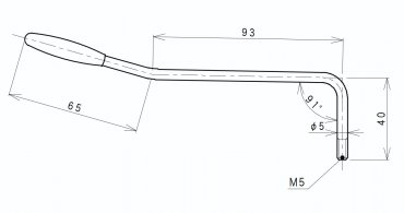Svajarm Strata M5 krom Japan GOTOH