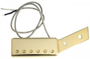 Hosco Jazz guitar Side mount Gold