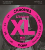 D'Addario basstr�ngar chromes polerade 045-100