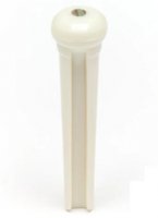 TUSQ Traditonal Bridge Pins 2mm White / Paua Dot (6 Pcs)