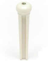 TUSQ Traditonal Bridge Pins 2mm White / Paua Dot (6 Pcs)