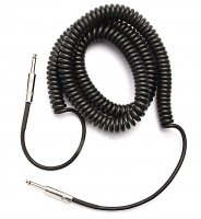 Gitarrkabel Planet Waves Spiral 9 m Svart