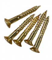 Skruv Stallmontering 3.5X25 5 st Guld