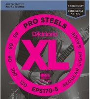 D'Addario basstr�ng 5-str Pro Steel 045-130
