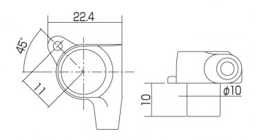 GOTOH SG381-07 Hjdjusterbara Krom VNSTER