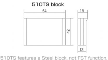 Gotoh 510TS-SF2 Guld Stlblock