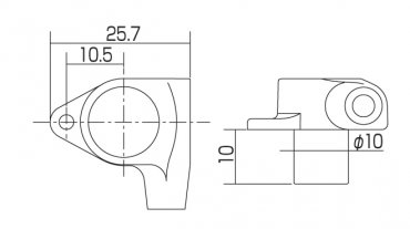 GOTOH SG301-20 Lsbara 3+3 Krom