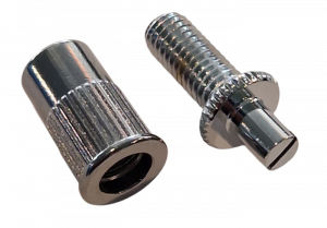 Bussning med skruv Tune-O-Matic krom 2 st