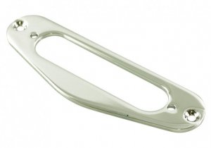 -GD- Monteringsring halsmick Tele krom
