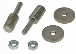 Faber M8 Bridge Stud/Adapter, Aged Nickel