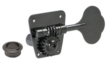 GOTOH bass machine heads 4 in a row Cosmo Black