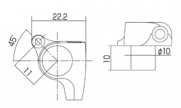 GOTOH SGS510Z-A07 Hjdjusterbara. Lsbara Guld