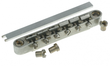 Faber� ABRLB"Tone-Lock" Bridge SOLID BELL BRASS Aged Nickel