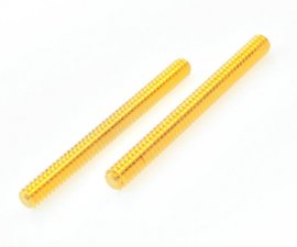Faber 6-32 Inch '59 ABR Studs, BRASS, XL-1.5" length Gold