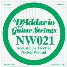 D'Addario NW021W elgitarrstr�ng