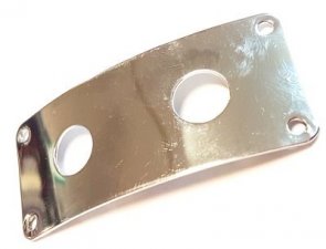 Jackplatta dubbel v�lvd Krom