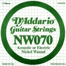 D'Addario NW070W elgitarrstr�ng
