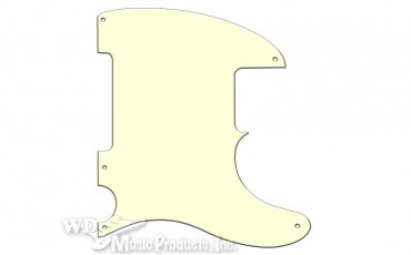 Pickguard USA Parchment 3PLY Outline