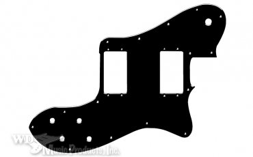 Pickguard Tele Deluxe USA Black