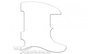 Pickguard USA White 3PLY Outline