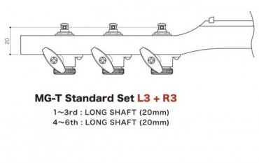 GOTOH Kluson. Locking 3+3. Keystone Nickel