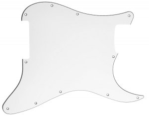 Pickguard Japan White 3PLY Outline