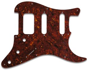 Plektrumskydd Strata USA Tortoise Shell 4L HSS HB utan k�pa
