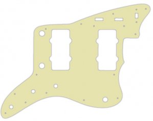 Plektrumskydd Jazzmaster USA Mintgr�nt