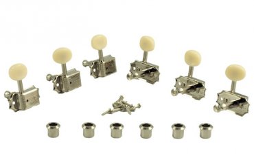 Kluson 3 Aside Plastic Butterbean Buttons Tuners