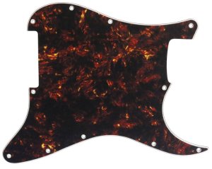 Pickguard Japan Black Tortoise 4PLY Outline