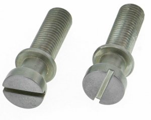 Faber Vintage style tailpiece studs, Inch, Aged Nickel