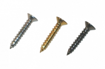 Skruv Stallmontering Japan 3X20 5 st Guld