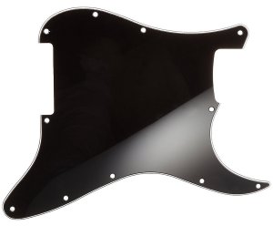 Pickguard Japan Black 3PLY Outline