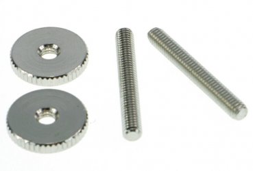 Faber 6-32 Inch '59 ABR Steel Studs Brass Thumbwheel Kit Nickel