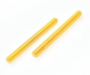 Faber 6-32 Inch '59 ABR Studs, BRASS, XL-1.5" length Gold
