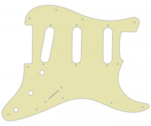 Plektrumskydd Strata USA Mintgr�nt SSS 3L