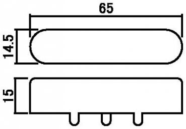 Pickup cover Tele Nickel