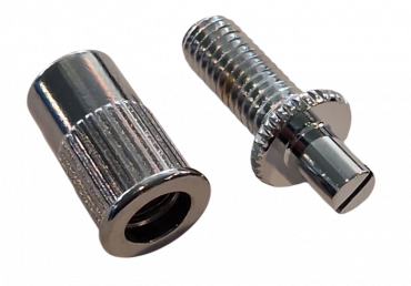 Bussning med skruv Tune-O-Matic krom 2 st