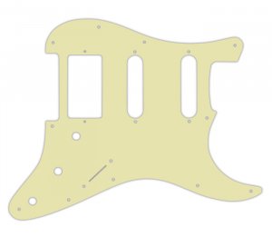 Plektrumskydd Strata USA Mintgr�nt HSS