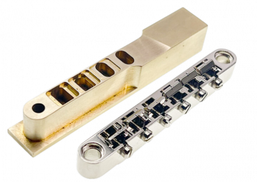 Faber� ABRLB"Tone-Lock" Bridge SOLID BELL BRASS Nickel